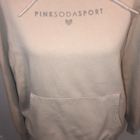 PINK SODA SPORT SZ. (UK 10 EU38)Tan hoodie, sweatshirt Sz. S - Picture 6 of 12